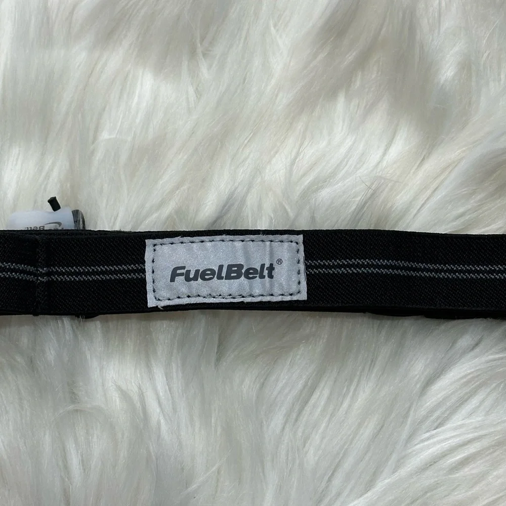 Black Running Waist Belt with Bib Attachments